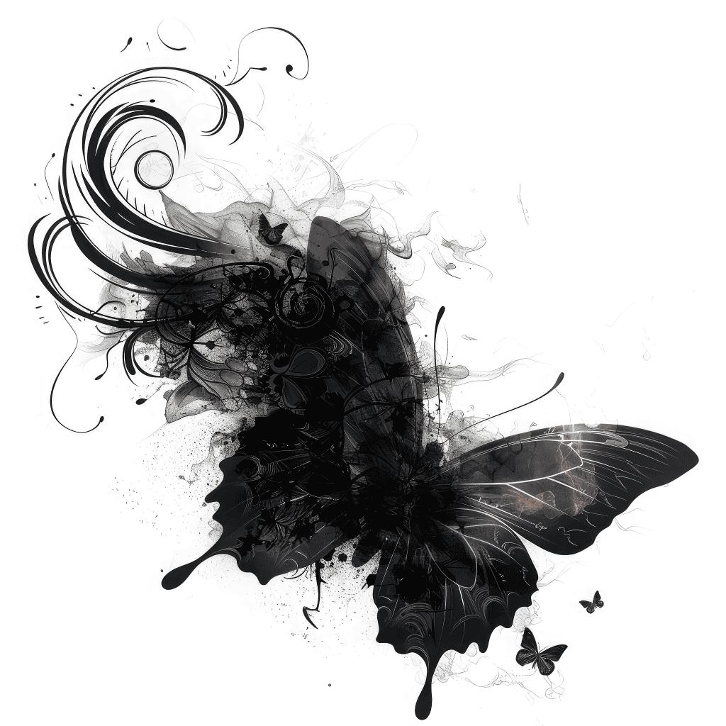 Black butterfly